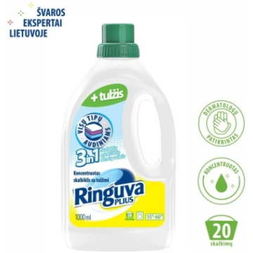 RINGUVA PLUS šķidrais veļas mazgāšanas līdzeklis a