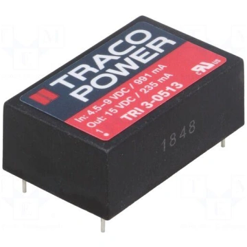 Converter: DC/DC | 3.5W | Uin: 4.5÷9V | Uout: 15VD