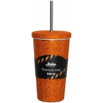 Termokrūze Maku Diamond Glitter, 0.54 l, vara krās
