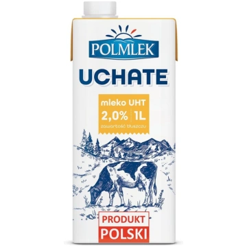 Piens UHT POLMLEK Uchate, 2%, 1l (450-21494)