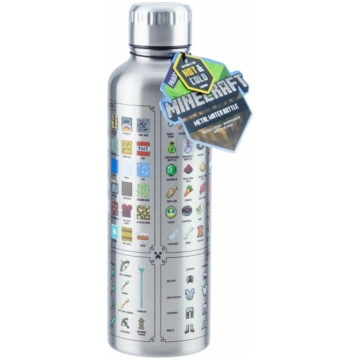 MINECRAFT Metāla ūdens pudele, 500 ml PALADONE