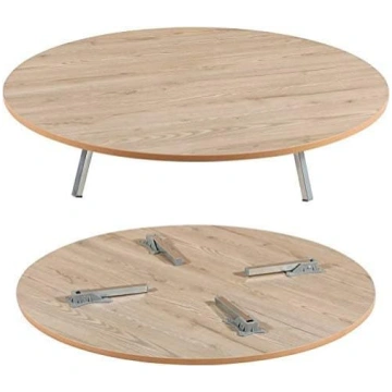 Yer Sofra Round Folding Table with Folding Feet Id