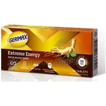 Gerimax Extreme Energy, 10 tabletes