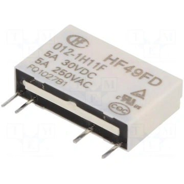 Relay: electromagnetic | SPST-NO | Ucoil: 12VDC | 