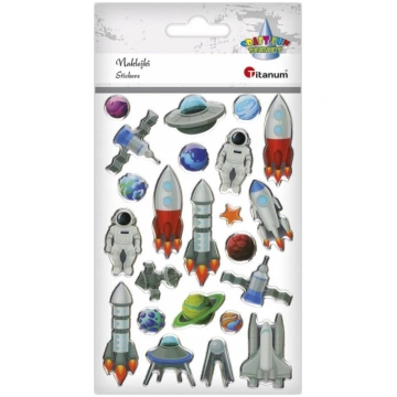 Teka Naklejki zywica kosmos 23szt mix 595175 (5903