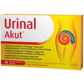 URINAL Akut tabletes, 10 gab