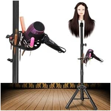 Parūku statīva statīvs 140cm Metāla parūku galvas