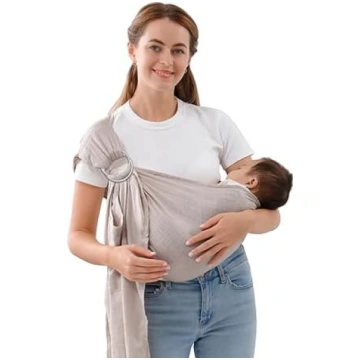 vrbabies Baby Sling Double Ring Sling Newborn to T