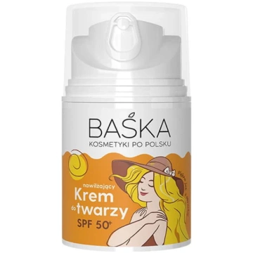 BAŚKA Mitrinošs sejas krēms SPF 50+ 50 ml SOLVERX