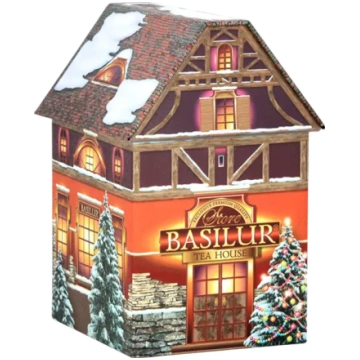 Melnā tēja BASILUR CHRISTMAS HOUSE