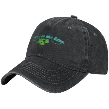 Yes Band Fragile Baseball Caps Distressed Denim Wa