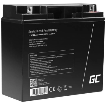 Green Cell Green Cell AGM VRLA 12V 22Ah maintenanc