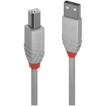 Lindy 3M Usb 2.0 Type A To B Cable, Anthra Line, G
