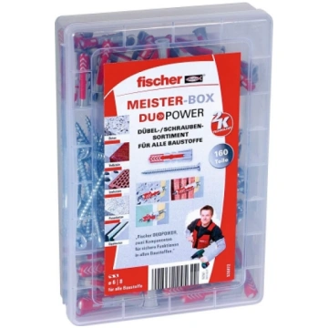Fischer Meister-Box DUOPOWER plus screw - dowel - 