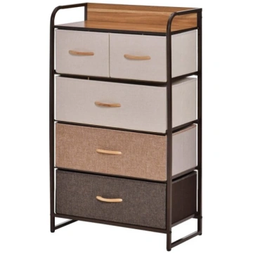 Kumode ar 5 atvilktnēm 58 x 29 x 99 cm, daudzkrāsa