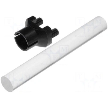 Fibre for LED | round | Ø5mm | Front: flat MENTOR 