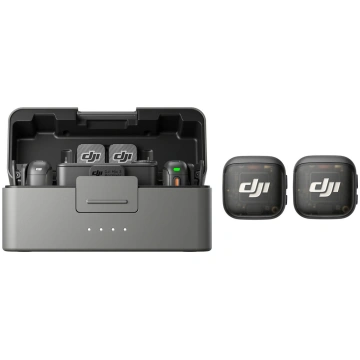 DJI Mic 3 bezvadu mikrofonu sistēma ar 2 raidītāji