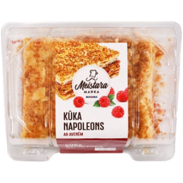 Kūka Napoleons ar avenēm MEISTARA MARKA 400g