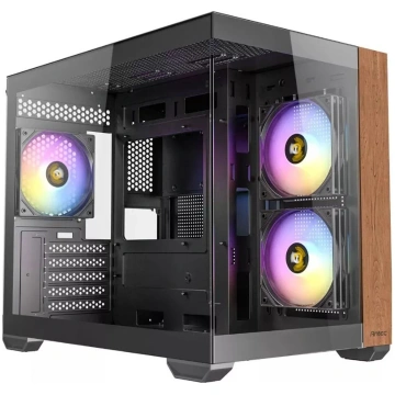 Antec CX600M Wood PC Case, Mini Tower, Micro-ATX, 