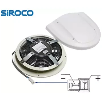 Jumta ventilators 12V balts A3002 600m³/h 318x72mm