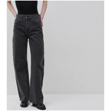 Wide fit jeans with rhinestones - 30