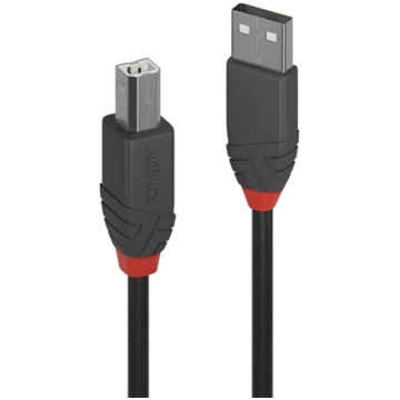 Lindy 0,5m USB 2.0 Type A to B Cable, Anthra Line 
