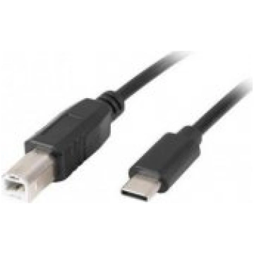 Lanberg Cable USB-C(M)-USB-B(M) 3m Black aksesuārs