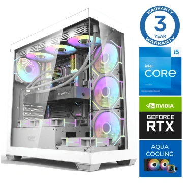 INTOP AQUA i5-14400F 64GB DDR5 1TB M.2 NVMe SSD RT