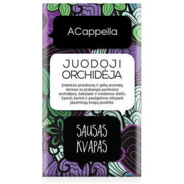 Sausais mājas aromāts ACappella Melnā orhideja 11 