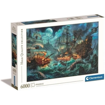 Clementoni Puzzle 6000 HQ Pirates Battle 463215