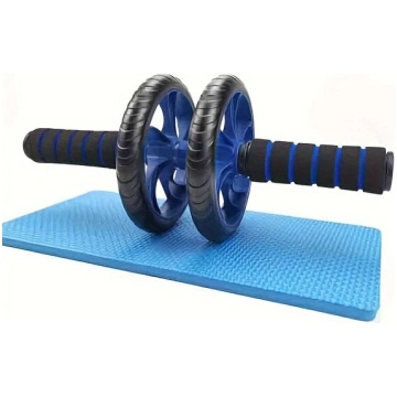 Vēdera vingrojumu rullītis, dubultie riteņi vēdera