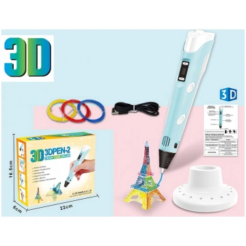 3D pildspalvas komplekts, filaments ar USB barošan