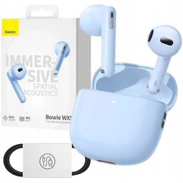 Suchawki Baseus Bowie WX5 True Wireless niebieski 