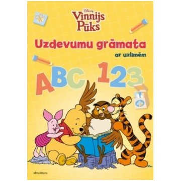 Vinnijs Pūks. Uzdevumu grāmata. Ar uzlīmēm