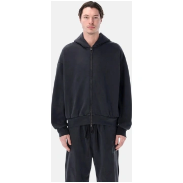 Fear of God Essentials full zip hoodie black Spazi