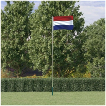 Nīderlandes karogs un masts, 5,55 m, alumīnijs
