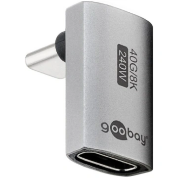 Goobay 74442 USB-C™ Adapter Vertical 90° Long, USB