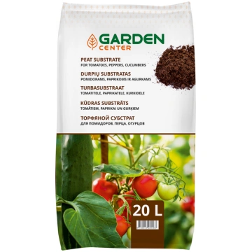 Kūdras substrāts tomātiem/pipariem Garden Center, 