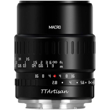 TT Artisan 40 mm F2.8 makro APS-C objektīva savien