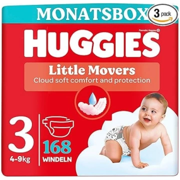 Huggies Little Movers Disney bērnu autiņbiksītes 3