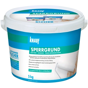 Grunts saķeres Knauf Sperrgrund, balta krās., 5 kg