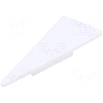 Cap for LED profiles | white | ABS | Application: 