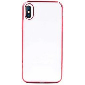 Devia "Glitter Back Case iPhone XS/ X" Red maciņš 