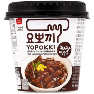 Rīsu kūciņas YOPOKKI 120g - black soybeen sauce&to