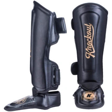 Knockout Apollo shinguards black, gold S KO-CHG-AP
