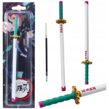Lean Dlugopis Miecz Katana Anime Metalowy Czarny T