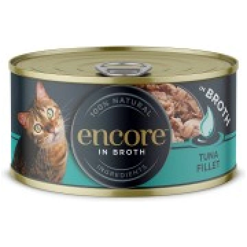 Encore Cat Tuna Fillet in Broth Tin - konservi kaķ