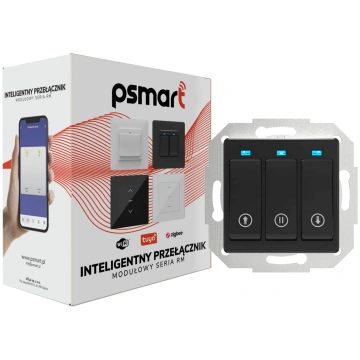 PSMART rullo žalūziju kontrolieris melns RM ZigBee