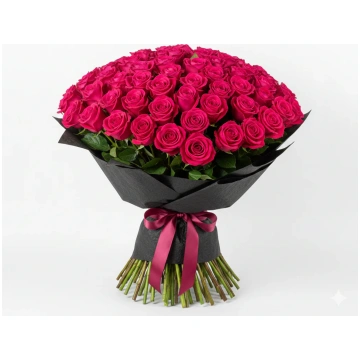Mazzo di rose fucsia Colombiane giganti Flowers Pa