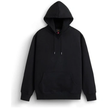 ESSENTIAL FRENCH TERRY HOODIE GEN II - BLACK / 2XL